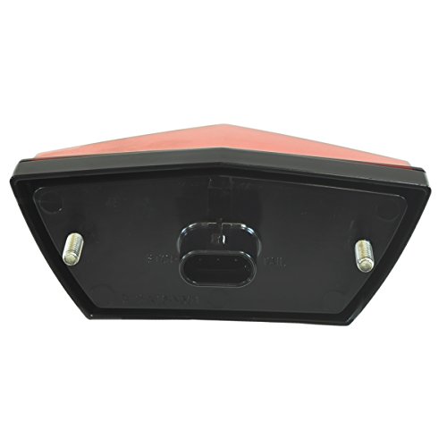 Led Rear Taillight Assembly For Polaris Atv And Snowmobile Sm-01503 Red Waterproof Light Replaces 2411092-432
