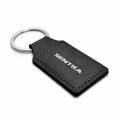 Ipick Image Compatible With Nissan Sentra Rectangular Black Leatherette Key Chain