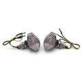 Motorcycle Universal Amber Led Turn Signal Light Indicator Blinker Bobber P N Mt303-005 