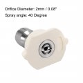 Uxcell Pressure Washer Spray Nozzle Tips 1 4 Stainless Steel 40 Degree 2mm Orifice Diameter