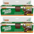 Frost King De46br Automatic Plastic Drain Away Downspout Extender Extends 4-feet Brown 2 Pack 
