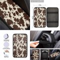 Jndtueit Hippie Flower 8 Pcs Automotive Center Console Cover 70s 80s Swirl Car Cup Holders Lip Gloss Storage Bag Keychain