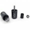 Weight Bar Ends Rubber For Kawasaki Ninja 250r Ex250 1987 To 2012 And 650r Ex650r 2006 Billet Aluminum Cnc Handlebar Pair