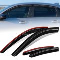 Auto Dynasty Window Visors For 2023-2026 Honda Accord 4pcs Front Left Right Tape-on Deflectors Rain Guards Sun Wind Air Side 