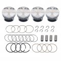 Secosautoparts 4 Piston Pistong Ring Set Fit For Mini R55 R56 R57 R58 2006-2016 Cooper Countryman Paceman N12 N16 Engine