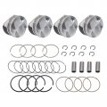 Secosautoparts 4 Piston Pistong Ring Set Fit For Mini R55 R56 R57 R58 2006-2016 Cooper Countryman Paceman N12 N16 Engine