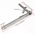 Length 280mm T-shaped Base Aperture Aluminum Alloy Bracket Spring Holder For Encoder Encoder Not Included 20mm Hole Circular
