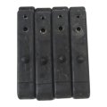 4pcs Black Rubber 4 Core Radiator Mounting Cushions Support Pads For 1981 Chevrolet Camaro Z28 Coupe 2-door