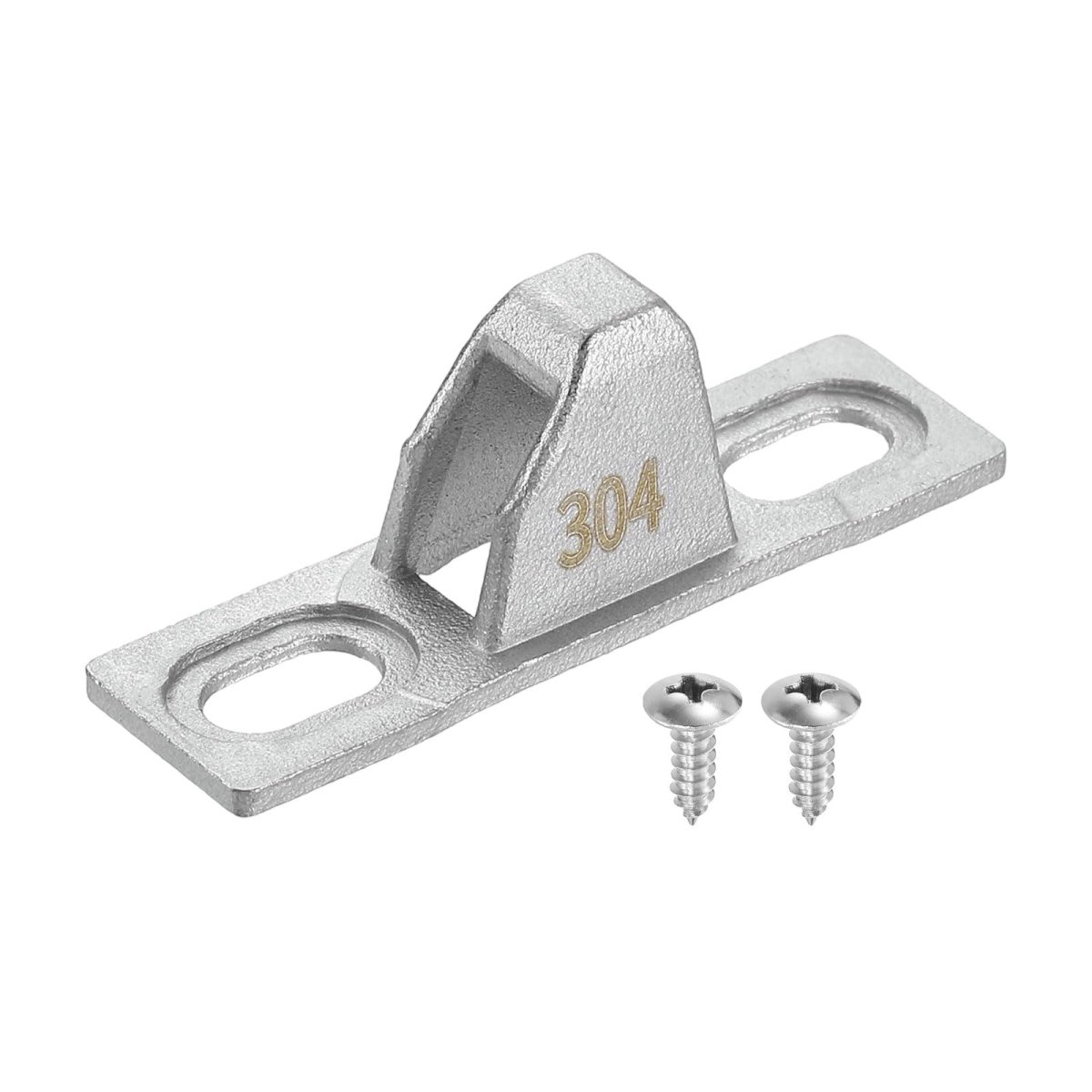 Sliding Door Keepers 2 07 X 0 57 304 Stainless Steel Glass Lock Latch With Mounting Screw For Various Patio Silver