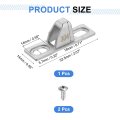 Sliding Door Keepers 2 07 X 0 57 304 Stainless Steel Glass Lock Latch With Mounting Screw For Various Patio Silver