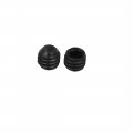 Uxcell Din916 M3x2 5mm Metal Grade 10 9 Hex Socket Set Screw Bolt Fastener Black 100pcs