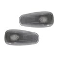 Front Side Repeater Marker Light Pair For Mercedes Benz Slk230 1998 1999 Clear Lens Replacement Mb2570105 2108200921 