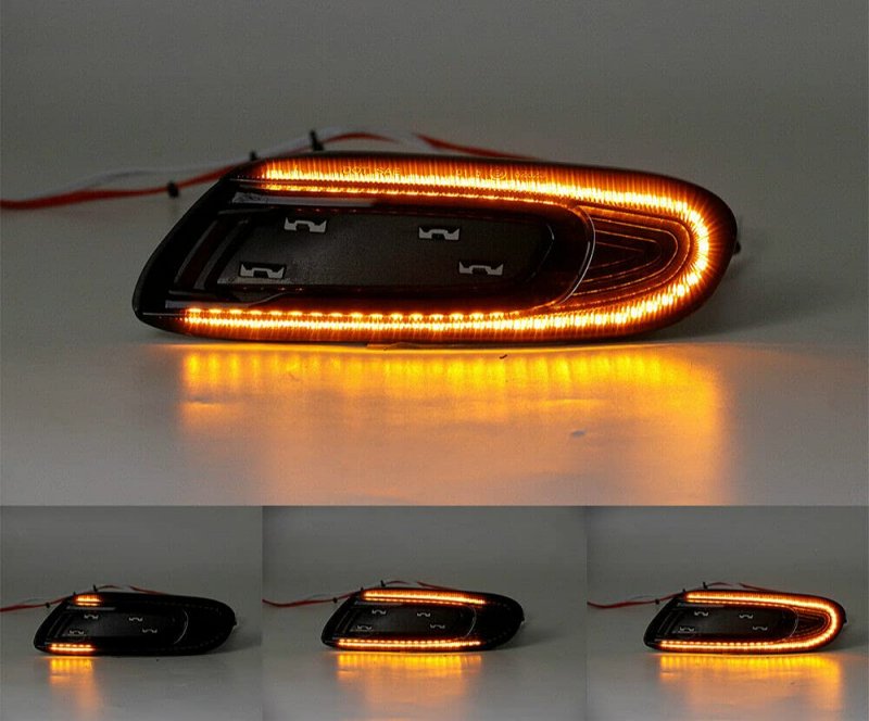 Nslumo Led Fender Side Marker Replacement For F55 F56 Mini-cooper 2014-2020 F57 2016-2020 Amber Front Lights W Sequential Turn