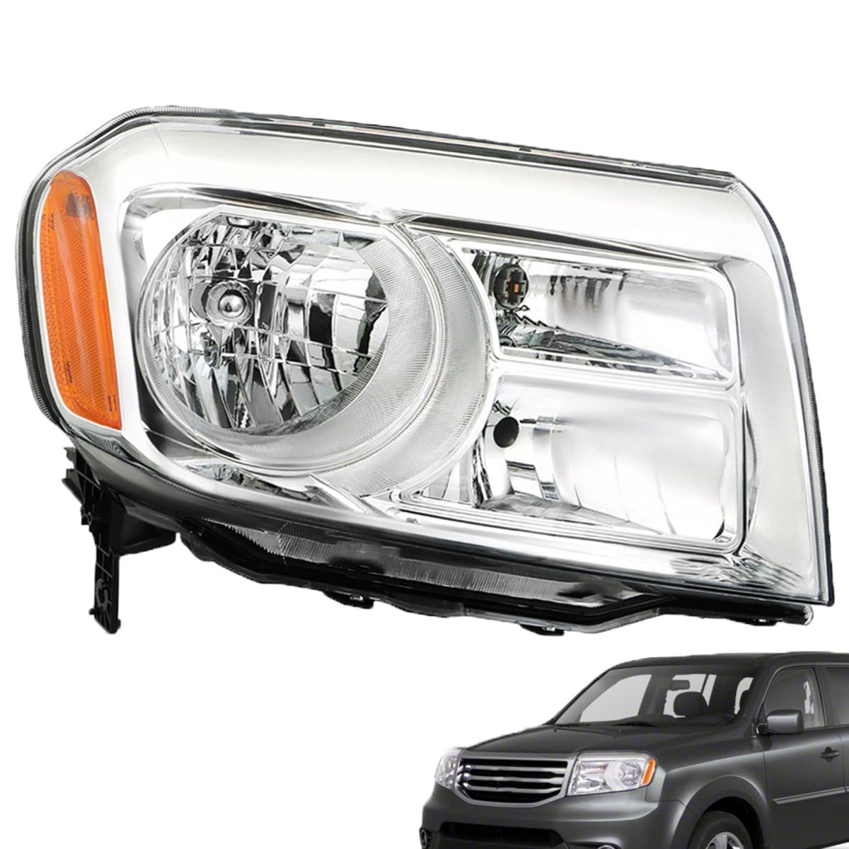 1 Pack Head Lamp Component Right Replacement For Pilot 2012-2015 33100-sza-a11