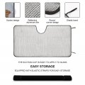 Panther Eyes Car Windshield Sun Shades Yellow Folding Block Visor For Keep Your Vehicle Cool Uv Reflector Truck Or Suv 51 X28