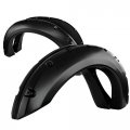 4pc Pocket Rivet Style Fender Flares Black For 1999-2007 F250 F350 F-250 F-350 Super Duty Truck 
