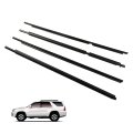 4pcs Exterior Window Weatherstrip Seal Moulding Trim Kit For 2003 2004 2005 2006 2007 2008 2009 4runner 68161 35060 68162 68163 