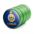 Kansas State Flag Tire Rim Wheel Aluminum Valve Stem Caps