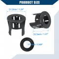 Hihaha No 5ls52tzzaa Parking Assist Sensor Bezels For Dodge Ram 1500 2014-2018 Front Or Rear Backup Aid Retainer Bracket