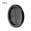 Uxcell Rubber Grommet Round Double-sided Mount Dia 100 Mm Id 90 For Wire Protection 4pcs