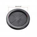 Uxcell Rubber Grommet Round Double-sided Mount Dia 100 Mm Id 90 For Wire Protection 4pcs