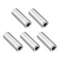 5 Pcs Stainless Steel Spacer 1 4 Bore X 2 Od-1 Length Screw Bushing Plain Finish Round Metal For 1 Screws Bolts And Rods 
