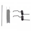 Ocpty Auto Center Console Lid Repair Kit For 2001 2002 2003 2004 2005 2006 2007 Gmc Sierra Silverado Black