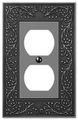 Amertac 43dan 1 Duplex English Garden Wallplate Antique Nickel 