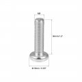Uxcell M8x30mm Machine Screws Pan Phillips Cross Head Screw 304 Stainless Steel Fasteners Bolts 10pcs