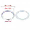 X Autohaux 12pcs M16 Silver Tone Oil Drain Plug Gasket Replacement For Subaru 803916010