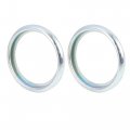 X Autohaux 12pcs M16 Silver Tone Oil Drain Plug Gasket Replacement For Subaru 803916010