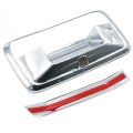 Zreneyfex Triple Chrome Tailgate Handle Cover With Backup Camera Hole Replacement For Gmc Sierra 1500 2500hd 3500hd Chevrolet 