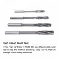 Uxcell Chucking Reamers Set 6mm 8mm 10mm 12mm H7 4241 High Speed Steel Spiral Flutes Lathe Machine Reamer Milling Cutter 4pcs