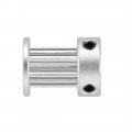 Uxcell Aluminum 16 Teeth 5mm Bore 3mm Pitch Timing Belt Pulley Wheel For 3d Printer