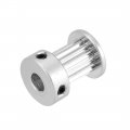 Uxcell Aluminum 16 Teeth 5mm Bore 3mm Pitch Timing Belt Pulley Wheel For 3d Printer