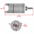 Caltric 12v Starter With Relay Solenoid Compatible Honda Cbr1100xx Super Blackbird 1997 1998 1999 2000 2001 2002 2003