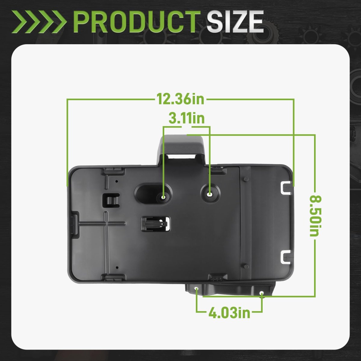 68064720aa Rear License Plate Holder Bracket With Light For Jeep Wrangler 2007 2008 2009 2010 2011 2012 2013 2014 2015 2016