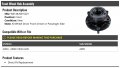 Front Wheel Hub Assembly Compatible With 2004-2006 Infiniti G35 Awd