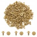 Uxcell 100 Pcs 6mm Hole Plastic Rivets Car Bumper Retainer Push Type Clips Beige