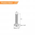 Uxcell 4-40x1 2 Pan Head Machine Screws 304 Stainless Steel 18-8 Screw Phillips Drive Fully Threaded Bright Finish Pack Of 200