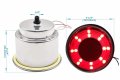 4 Pcs Led Stainless Steel Cup Drink Holder With Drain For Boat Marine Yacht Rv Camper 5 In Red Light