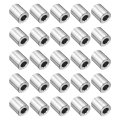 25 Pcs Stainless Steel Spacer 1 4 Bore X Od 2 Length Screw Bushing Plain Finish Round Metal For Screws Bolts And Rods 