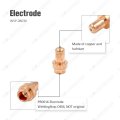Plasma Drag Tip Electrode Kit For Eastwood Versa-cut 40amp Cutter Cb50 Torch Consumables 15pcs