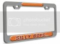 Silly Boys Basketball Ch 3d Metal License Plate Frame Auto Suv Truck Tag Holder R67 