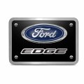 Ipick Image Made For Ford Edge 3d Logo Black 3 8 Thick Solid Billet Aluminum Tow Hitch Cover