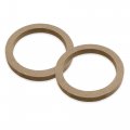 Uxcell 4pcs 6 5 Inch Wood Car Speaker Mounting Spacer Ring Adapter Bracket Holder Plate