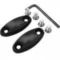 Httmt- Cbr 600 F4 F4i 900 Rr 929 954 1000rr Black Rr Mirror Block Off Base Plates Compatible With Hond