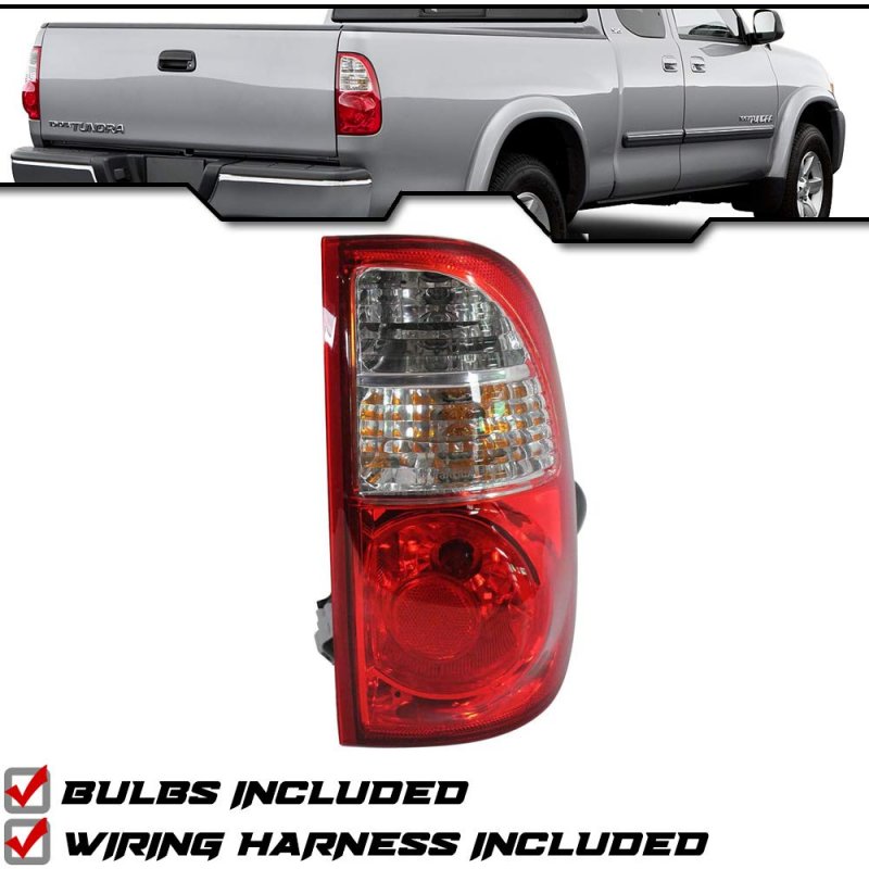 Epic Lighting Oe Style Replacement Rear Brake Tail Light For Toyota 05-06 Tundra Regular Access Cab Not Full Size 4-doors W