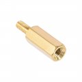Uxcell M2 5x13mm 6mm Male-female Brass Hex Pcb Motherboard Spacer Standoff For Fpv Drone Quadcopter Computer Circuit Board