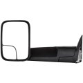Towing Mirror Driver Side For 1994 To 2002 Dodge Ram 1500 2500 3500 Manual Adjusted And Folding Black Dual Mirrors Lh Front